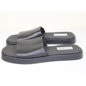 Steven madden Holmes Leather Sandals slide Size 8.5M